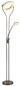 Preview: Globo LED Deckenfluter Ebro 20W warmweiss Kaffeefarben matt Metall Glas 194cm