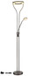 Preview: Globo LED Deckenfluter Ebro 20W warmweiss Kaffeefarben matt Metall Glas 194cm