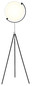 Preview: Globo LED Stehleuchte Miro 24W dimmbar Fernbedienung CCT warm-/tageslichtweiss Schwarz matt Metall Aluminium 168cm