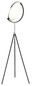 Preview: Globo LED Stehleuchte Miro 24W dimmbar Fernbedienung CCT warm-/tageslichtweiss Schwarz matt Metall Aluminium 168cm