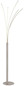 Preview: Globo LED Stehleuchte Bizzy 36W dimmbar warmweiss Sandfarben matt Metall Aluminium 187cm