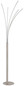 Preview: Globo LED Stehleuchte Bizzy 36W dimmbar warmweiss Sandfarben matt Metall Aluminium 187cm
