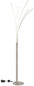Preview: Globo LED Stehleuchte Bizzy 36W dimmbar warmweiss Sandfarben matt Metall Aluminium 187cm
