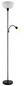 Preview: Globo Stehleuchte Hinton E27 + E14 Schwarz matt Metall 179cm