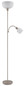 Preview: Globo Stehleuchte Hinton E27 + E14 Sandfarben matt Metall 179cm