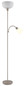 Preview: Globo Stehleuchte Hinton E27 + E14 Sandfarben matt Metall 179cm