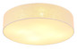 Preview: Globo Deckenleuchte Jule 4-flammig E27 Weiß matt beige Metall Leinen Ø58cm