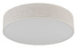 Preview: Globo Deckenleuchte Jule 4-flammig E27 Weiß matt beige Metall Leinen Ø58cm