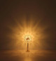 Preview: Globo LED Tischleuchte Katrina 8-flammig G9 LED 8x 3,5W warmweiss Verchromt rauchfarben Metall K9 Kristalle Ø35cm