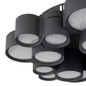 Preview: Globo LED Deckenleuchte Darla 28W warmweiss Anthrazit matt Metall Ø45cm