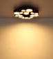Preview: Globo LED Deckenleuchte Darla 28W warmweiss Anthrazit matt Metall Ø45cm