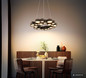 Preview: Globo LED Pendelleuchte Darla 36W warmweiss Anthrazit matt Metall Ø59cm