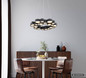 Preview: Globo LED Pendelleuchte Darla 36W warmweiss Anthrazit matt Metall Ø59cm