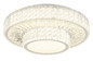 Preview: Globo LED Deckenleuchte Mucky 50W dimmbar Fernbedienung CCT warm-/tageslichtweiss Verchromt klar Metall K5 Kristalle Ø50cm
