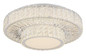 Preview: Globo LED Deckenleuchte Mucky 50W dimmbar Fernbedienung CCT warm-/tageslichtweiss Verchromt klar Metall K5 Kristalle Ø50cm
