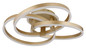 Preview: Globo LED Deckenleuchte Herwig 56W dimmbar Fernbedienung CCT warm-/tageslichtweiss Goldfarben matt gebürstet Metall Aluminium 60x57,5cm