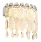 Preview: Globo LED Wandleuchte Klunka 12W dimmbar CCT warm-/neutral-/tageslichtweiss Verchromt klar Metall K5 Kristalle 28x24,5cm