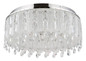 Preview: Globo LED Deckenleuchte Klunka 58W dimmbar Fernbedienung CCT warm-/tageslichtweiss Verchromt klar Metall K5 Kristalle Ø58,5cm
