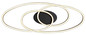 Preview: Globo LED Deckenleuchte Spira 24W warmweiss Schwarz matt Metall 68x25cm
