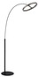 Preview: Globo LED Stehleuchte Della 24W dimmbar CCT warm-/neutral-/tageslichtweiss Schwarz matt grau dunkel Metall Aluminium 190cm