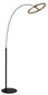 Preview: Globo LED Stehleuchte Della 24W dimmbar CCT warm-/neutral-/tageslichtweiss Schwarz matt grau dunkel Metall Aluminium 190cm