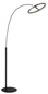 Preview: Globo LED Stehleuchte Della 24W dimmbar CCT warm-/neutral-/tageslichtweiss Schwarz matt grau dunkel Metall Aluminium 190cm