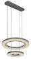 Preview: Globo LED Pendelleuchte Blasius 50W dimmbar Fernbedienung CCT warm-/tageslichtweiss Schwarz Metall Ø50cm