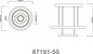 Preview: Globo LED Pendelleuchte Blasius 50W dimmbar Fernbedienung CCT warm-/tageslichtweiss Schwarz Metall Ø50cm