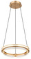 Preview: Globo LED Pendelleuchte Blondie 36W dimmbar Fernbedienung CCT warm-/tageslichtweiss Goldfarben klar Metall K5 Kristalle Ø40cm