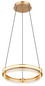 Preview: Globo LED Pendelleuchte Blondie 36W dimmbar Fernbedienung CCT warm-/tageslichtweiss Goldfarben klar Metall K5 Kristalle Ø40cm