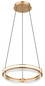 Preview: Globo LED Pendelleuchte Blondie 36W dimmbar Fernbedienung CCT warm-/tageslichtweiss Goldfarben klar Metall K5 Kristalle Ø40cm