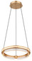 Preview: Globo LED Pendelleuchte Blondie 36W dimmbar Fernbedienung CCT warm-/tageslichtweiss Goldfarben klar Metall K5 Kristalle Ø40cm