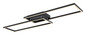 Preview: Globo LED Deckenleuchte Tatjana 36W CCT warm-/neutral-/tageslichtweiss Schwarz matt Metall 101x29cm