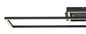 Preview: Globo LED Deckenleuchte Tatjana 36W CCT warm-/neutral-/tageslichtweiss Schwarz matt Metall 101x29cm