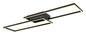Preview: Globo LED Deckenleuchte Tatjana 36W CCT warm-/neutral-/tageslichtweiss Schwarz matt Metall 101x29cm