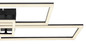 Preview: Globo LED Deckenleuchte Tiny 58W dimmbar Fernbedienung CCT warm-/tageslichtweiss Schwarz matt Metall 90x40cm