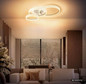 Preview: Globo LED Deckenleuchte Rubio 72W warmweiss Sandfarben matt Metall 79,5x50cm