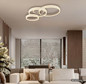 Preview: Globo LED Deckenleuchte Rubio 72W warmweiss Sandfarben matt Metall 79,5x50cm