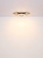 Preview: Globo LED Deckenleuchte Beatrix 24W warmweiss Schwarz matt Metall 61x31cm
