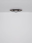 Preview: Globo LED Deckenleuchte Beatrix 24W warmweiss Schwarz matt Metall 61x31cm
