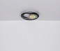 Preview: Globo LED Deckenleuchte Pikara 24W warmweiss Holzoptik schwarz matt Metall Aluminium Ø34,5cm