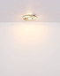 Preview: Globo LED Deckenleuchte Pikara 24W warmweiss Holzoptik schwarz matt Metall Aluminium Ø40,5cm