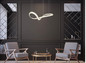 Preview: Globo LED Pendelleuchte Neil 72W dimmbar Fernbedienung CCT warm-/tageslichtweiss Verchromt klar Metall K5 Kristalle 120x110cm