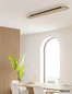 Preview: Globo LED Deckenleuchte Hayden 36W dimmbar Fernbedienung CCT warm-/tageslichtweiss Schwarz matt Metall 150x14cm