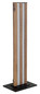 Preview: Globo LED Tischleuchte Hayden 12W warmweiss Schwarz matt Metall 50x18cm