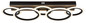 Preview: Globo LED Deckenleuchte Blevins 34W CCT warm-/neutral-/tageslichtweiss Schwarz matt Metall 74,5x25cm