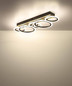 Preview: Globo LED Deckenleuchte Blevins 34W CCT warm-/neutral-/tageslichtweiss Schwarz matt Metall 74,5x25cm
