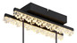 Preview: Globo LED Pendelleuchte Hilton 32W warmweiss Schwarz matt Metall Aluminium 120x120cm