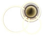 Preview: Globo LED Deckenleuchte Randell 40W warmweiss Weiß matt kaffeefarben matt Metall 49x39cm