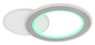 Preview: Globo LED Deckenleuchte Mavis 21W dimmbar Fernbedienung CCT warm-/tageslichtweiss Weiß matt gebürstet Metall Aluminium 51x38cm